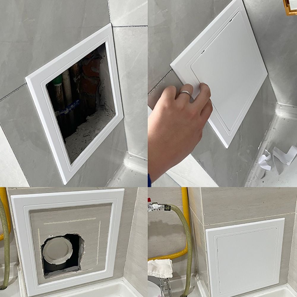 Furniture Hardware Fitting - Pintu Panel Akses Universal Berperekat, Plastik,