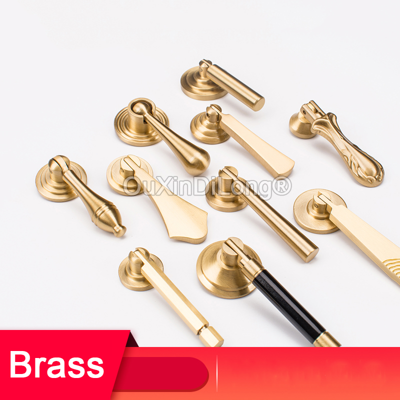 1 Buah Pegangan Kuningan Gaya  - Furniture Hardware Drop Pulls ulasan dan harga